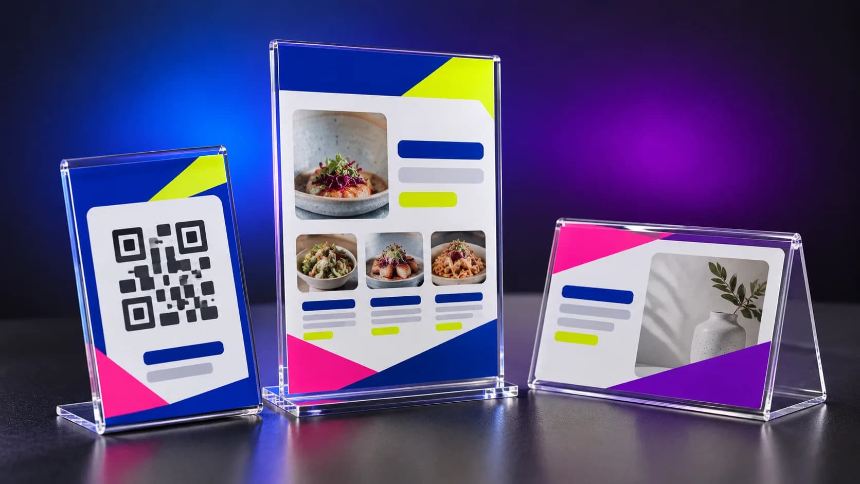 Tent Holder Akrilik untuk QRIS dan Menu: Ukuran, Model, dan Tips Memilih