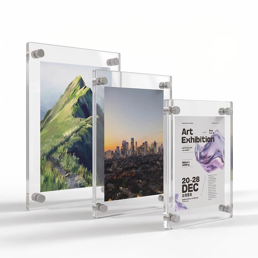 Acrylic Display Frame Dinding